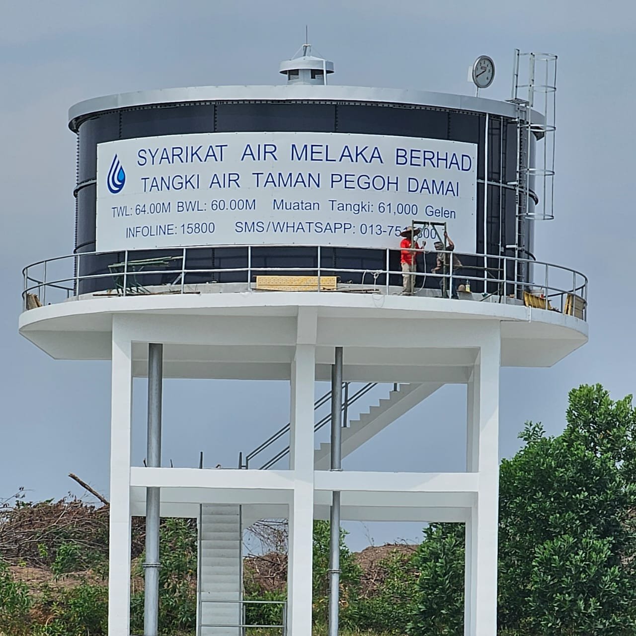 To Design & Build Suction Tank,Pump House & Elevated tank At Pegoh Melaka