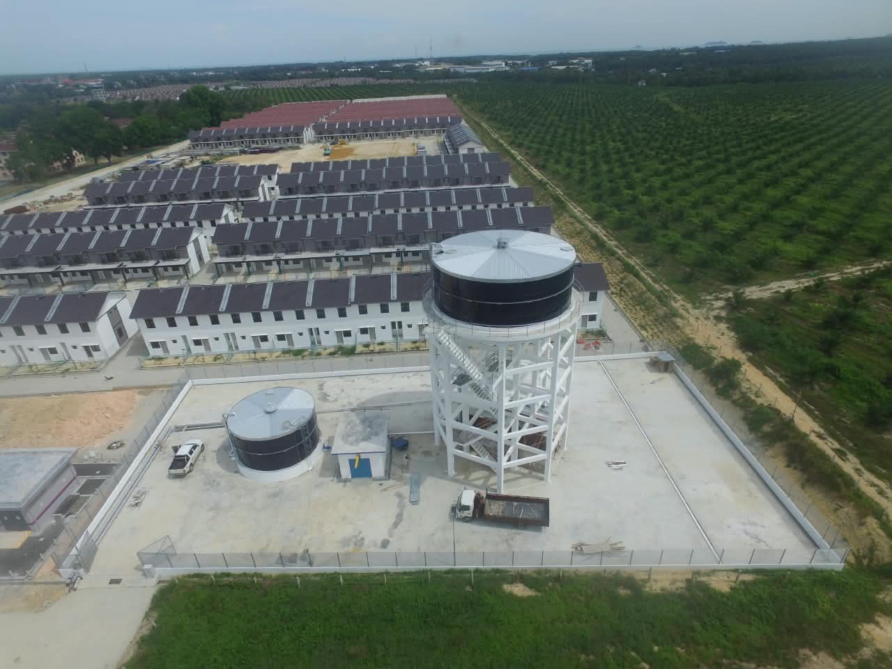 To Design & Built Suction tank, Pump House and Elevated tank for Taman Merlimau Impian (SAMB)