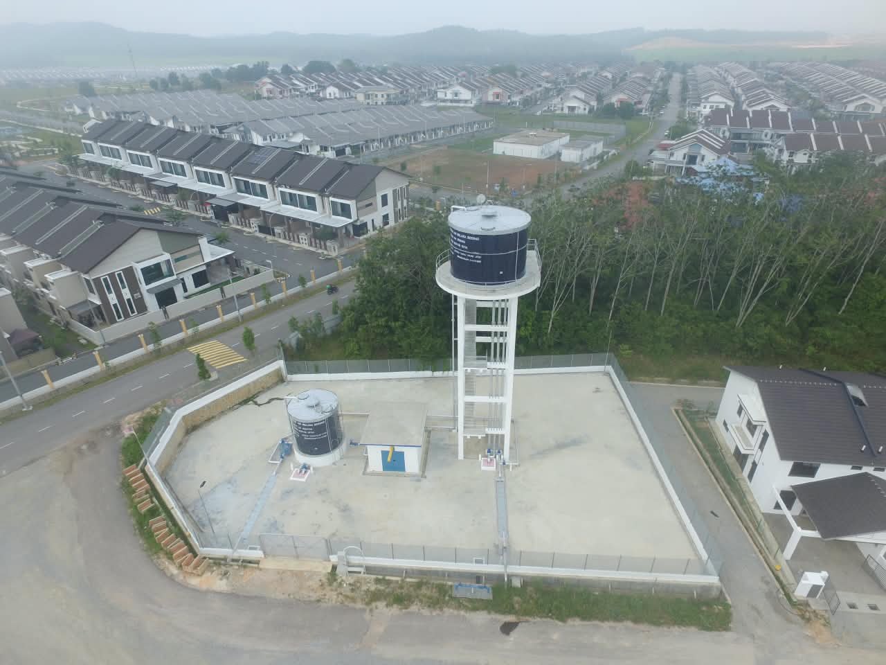 To design & built Suction Tank, pump house and elevated tank at Taman Bertam Setia (SAMB)