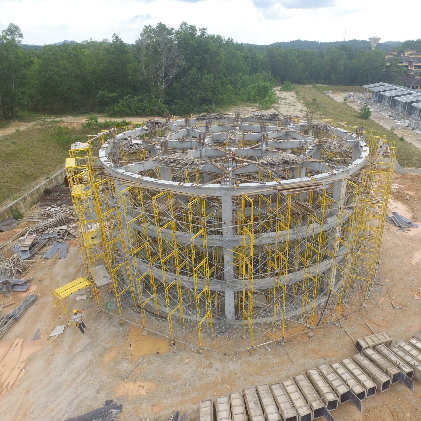 To construct Elevated water tank, suction tank and pump house for PPR Chembong